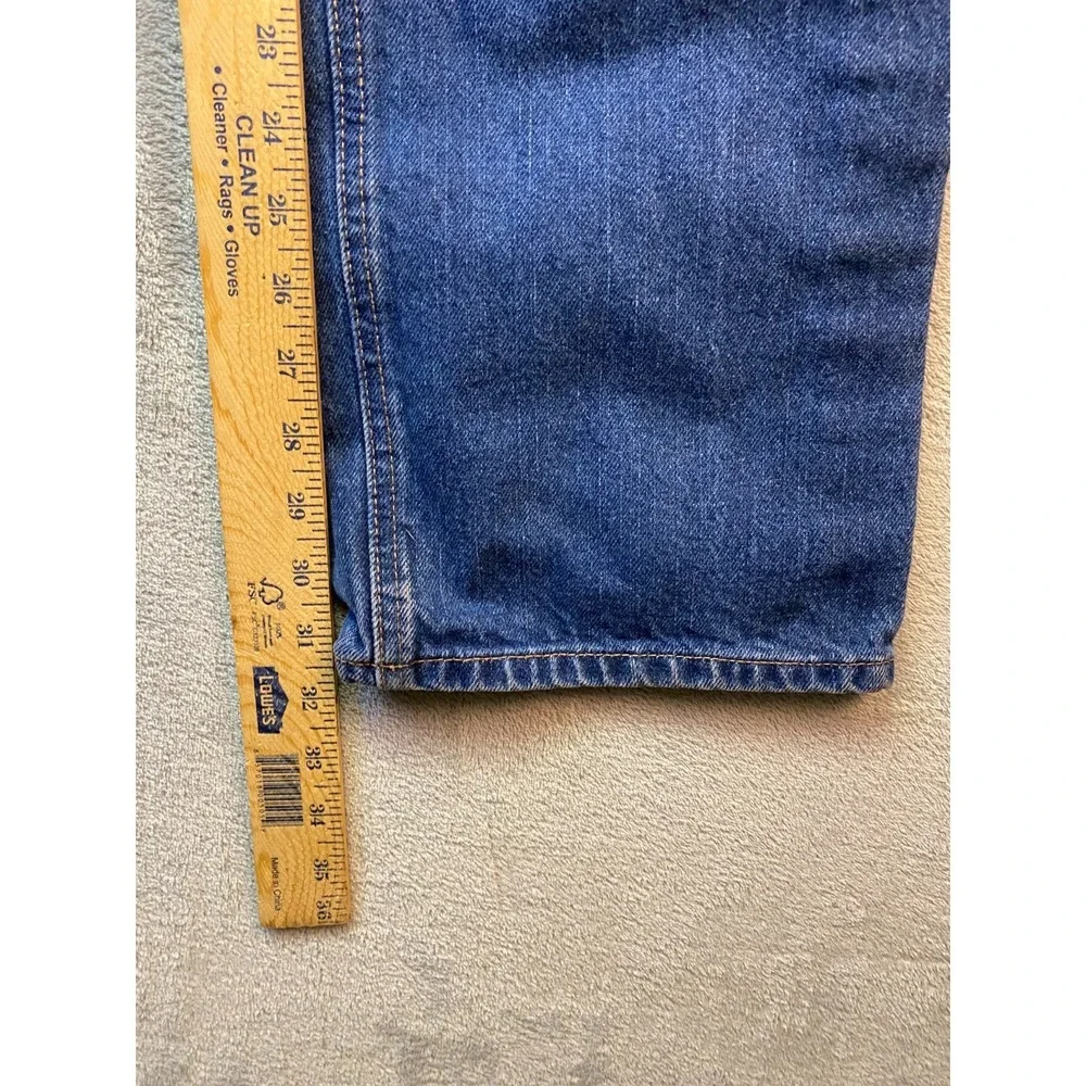 Carhartt FR Flame Resistant 34x34 Blue Denim Straight Leg Work Jeans